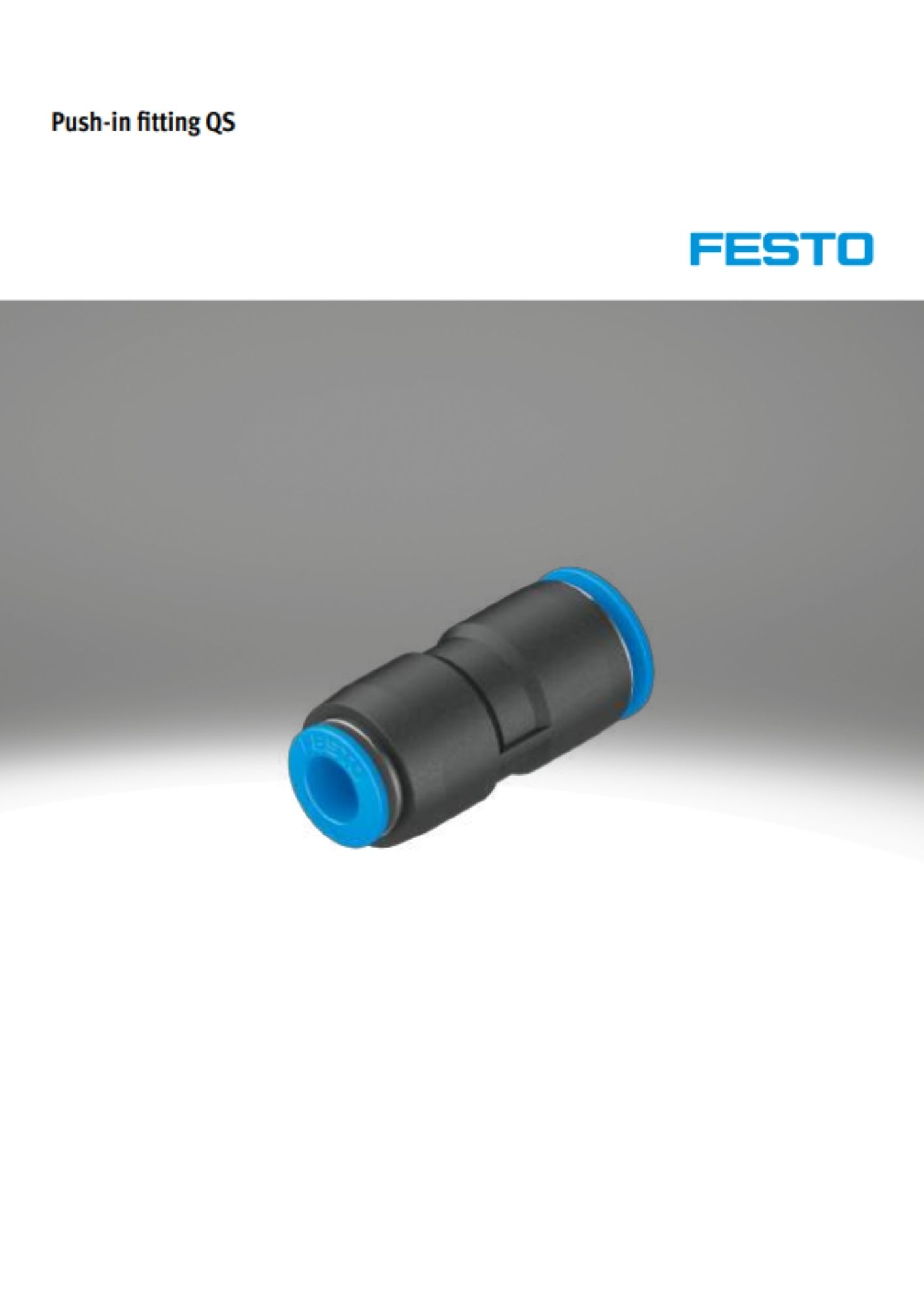 Push in fitting qs